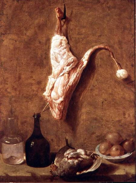 Still Life with a Leg of Veal from Jean Baptiste Oudry