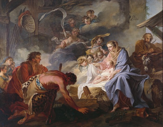 The Adoration of the Shepherds from Jean-Baptiste Pierre