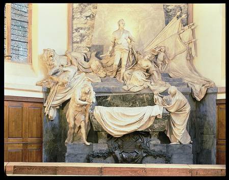 Tomb of Marshal Maurice de Saxe (1696-1750) from Jean-Baptiste Pigalle