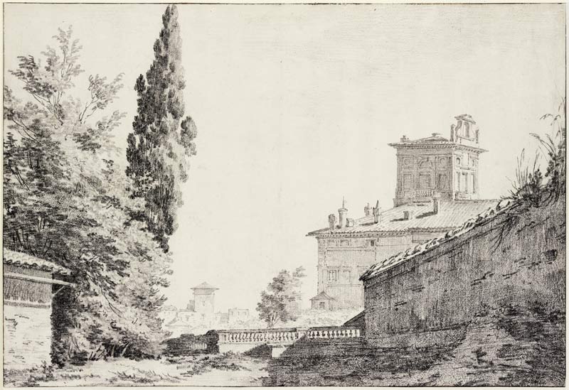 Italienische Villa mit Terrasse from Jean-Baptiste Regnault