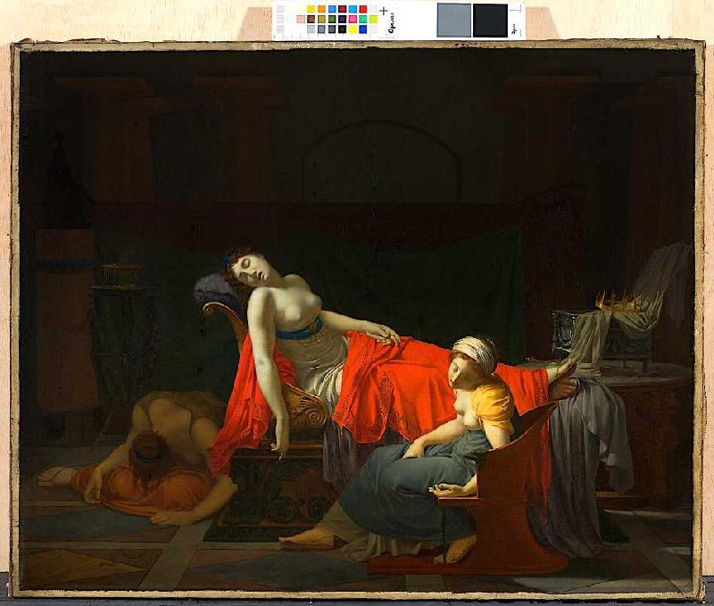 Der Tod der Kleopatra from Jean-Baptiste Regnault