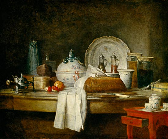 Stillleben mit Küchen-Utensilien from Jean-Baptiste Siméon Chardin