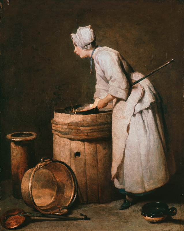 Das Küchenmädchen from Jean-Baptiste Siméon Chardin
