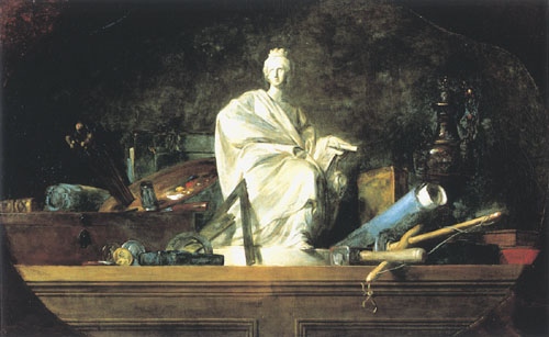 Die Attribute von den Künsten from Jean-Baptiste Siméon Chardin
