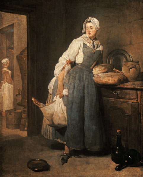 La pourvoyeuse from Jean-Baptiste Siméon Chardin