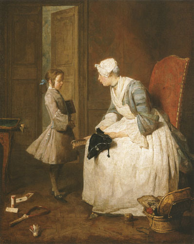Die Gouvernante from Jean-Baptiste Siméon Chardin