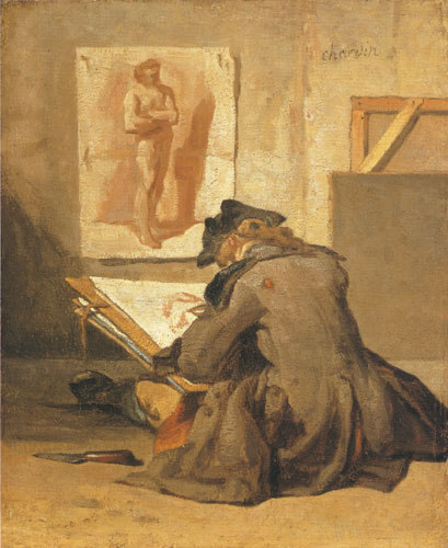 Junger Lehrling beim Zeichnen from Jean-Baptiste Siméon Chardin