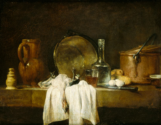The Kitchen Table from Jean-Baptiste Siméon Chardin