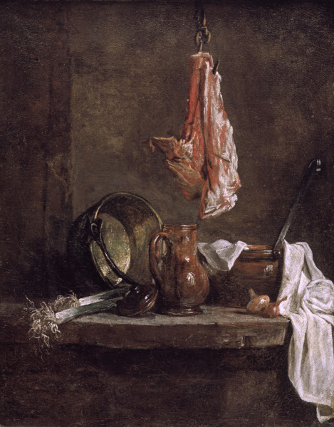 Stilleben mit Fleischstücken from Jean-Baptiste Siméon Chardin