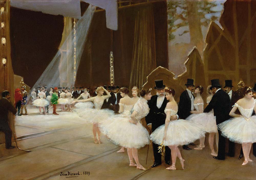 In the Wings at the Opera House from Jean Beraud