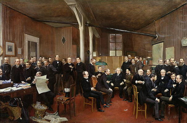 Le Journal des Debats, 1889 (oil on canvas) from Jean Beraud