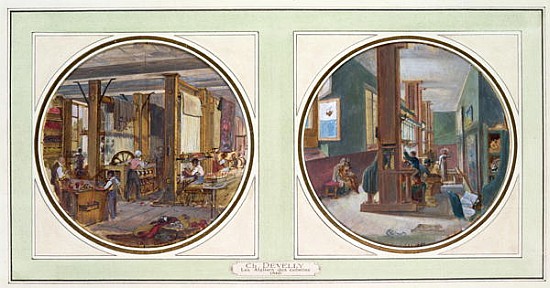 The Gobelins Workshop, 1840 (see also 176257) from Jean-Charles Develly