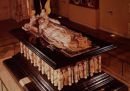 The tomb of Philip the Bold, Duke of Burgundy (1342-1404) from Jean  de Marville