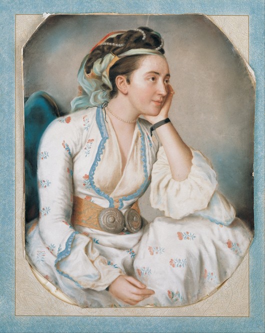 Woman in Turkish Dress from Jean-Étienne Liotard