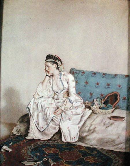 Portrait of Mary Gunning, Countess of Coventry from Jean-Étienne Liotard