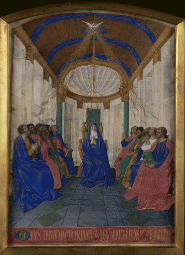 Die Ausgiessung des Heiligen Geistes from Jean Fouquet