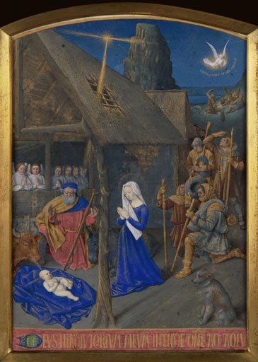 Christi Geburt und Anbetung der Hirten from Jean Fouquet