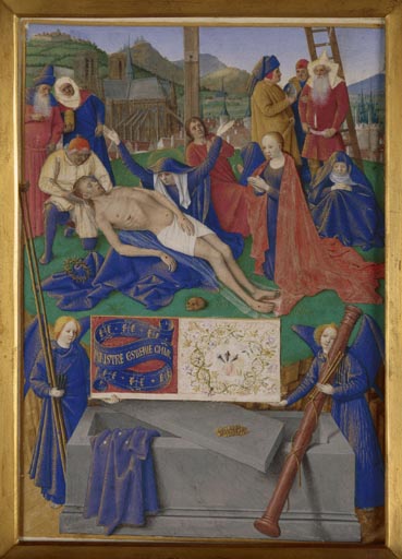 Deploration du Christ au pied de la croix from Jean Fouquet