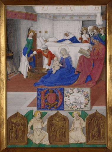 Die Geburt Johannes des Taeufers from Jean Fouquet