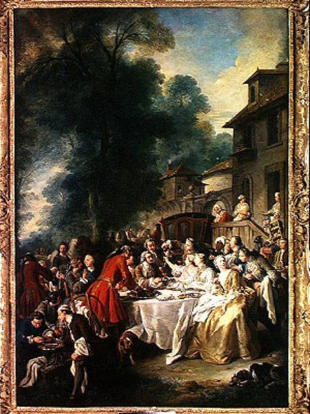 The Hunt Lunch from Jean François de Troy