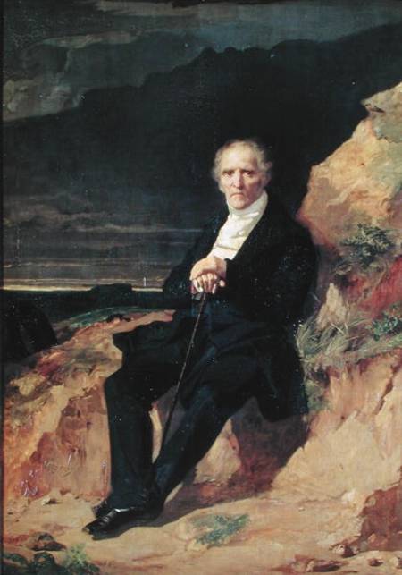 Portrait of Charles Fourier (1772-1837) from Jean Francois Gigoux