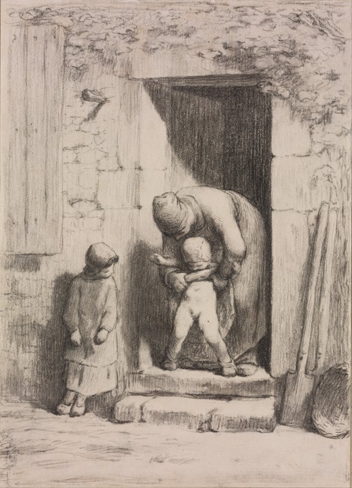 Maternal Solicitude from Jean-François Millet