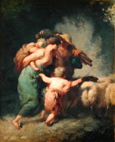 The Return of the Flock from Jean-François Millet