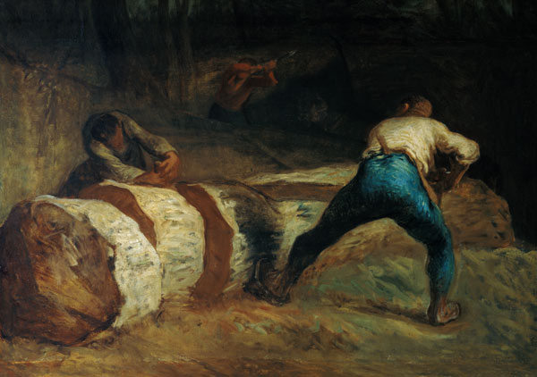 The Wood Sawyers from Jean-François Millet