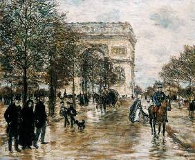 Les Champs Elysees, L'Arc de Triomphe