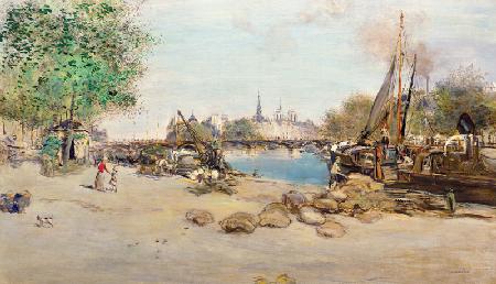 The Port St.Nicolas in Paris