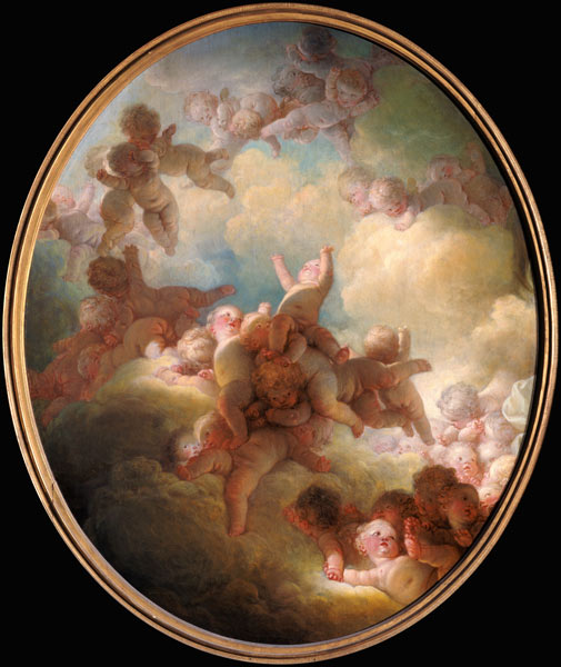 The Swarm of Cupids from Jean Honoré Fragonard
