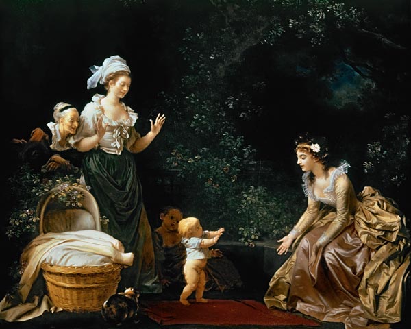 Die ersten Schritte (gemalt mit Marguerite Gérard) from Jean Honoré Fragonard