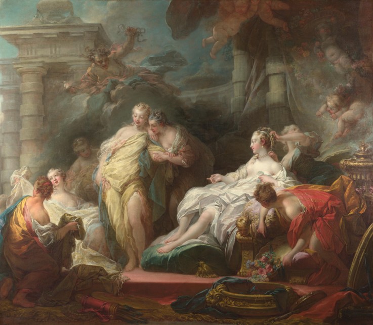 Psyche showing her Sisters her Gifts from Cupid from Jean Honoré Fragonard