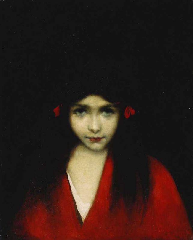 Porträt eines Mädchens. from Jean-Jacques Henner
