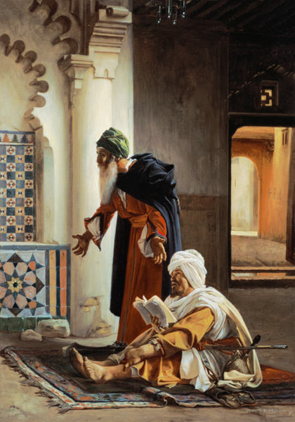 Arabs at Prayer from Jean Jules Antoine Lecomte du Nouey