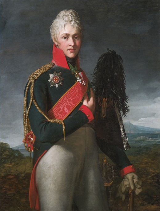 Portrait of Arkadi Alexandrovich Suvorov (1784-1811), Count Rymniksky from Jean Laurent Mosnier