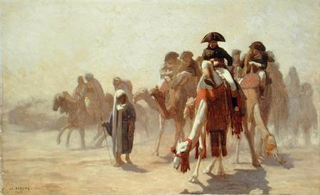 General Bonaparte (1769-1821) with his Military Staff in Egypt from Jean-Léon Gérome