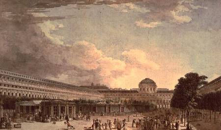 Le Palais Philippe Egalite, Le Palais Royal from Jean Lespinasse