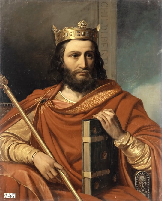 Childebert I, King of the Franks from Jean Louis Bezard