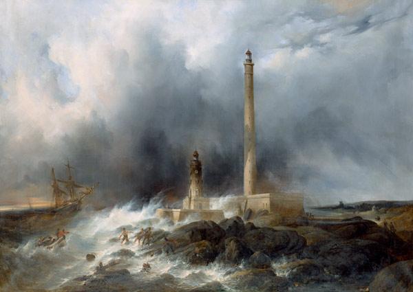 View of the Lighthouse at Gatteville