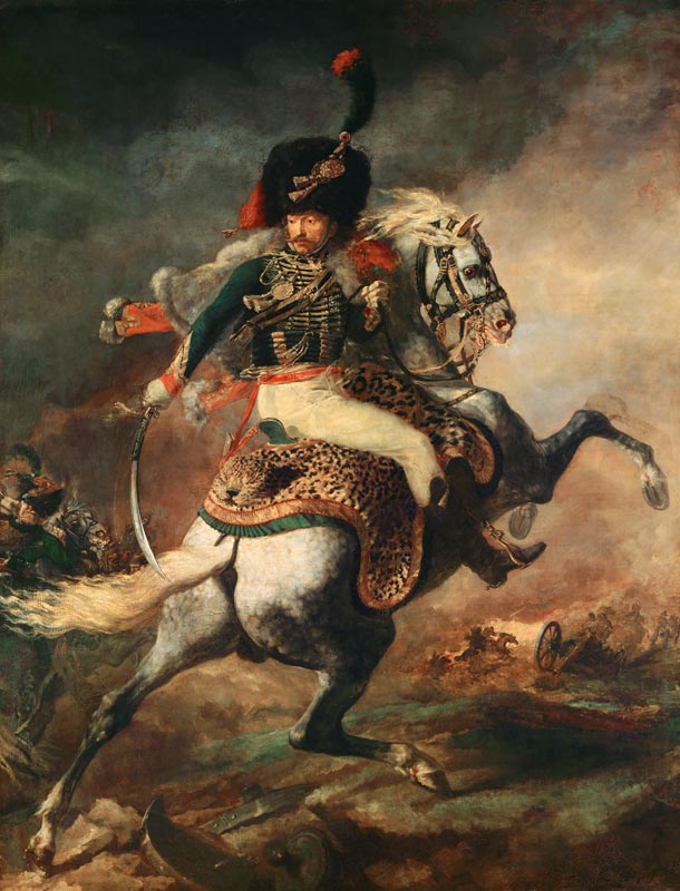Kavallerieoffizier der kaiserlichen Garde zu Pferde from Jean Louis Théodore Géricault