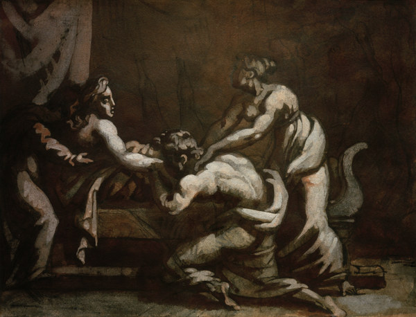 Antike Szene from Jean Louis Théodore Géricault