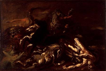 The Death of Hippolytus from Jean Louis Théodore Géricault