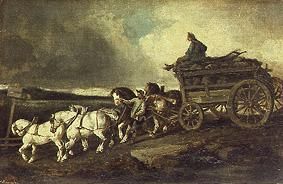 Der Kohlenwagen from Jean Louis Théodore Géricault