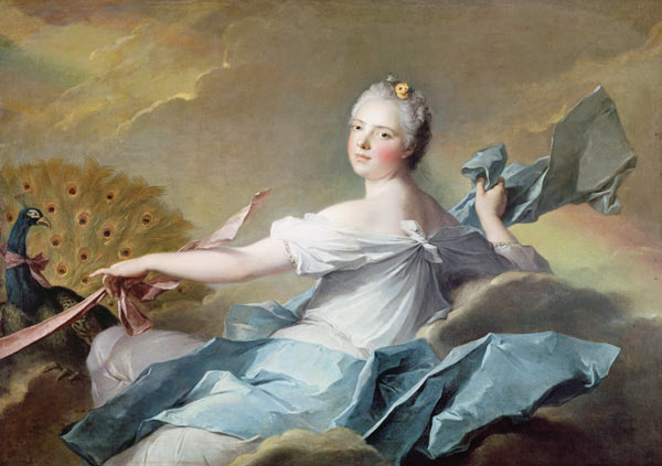 Portrait of Adelaide de France, as the element Air (oil on canvas) from Jean Marc Nattier