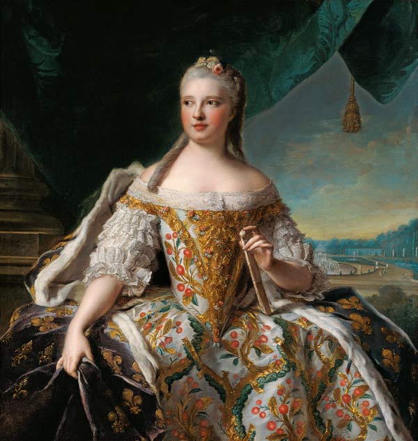 Dauphine Marie-Josephe de Saxe (1731-67) from Jean Marc Nattier