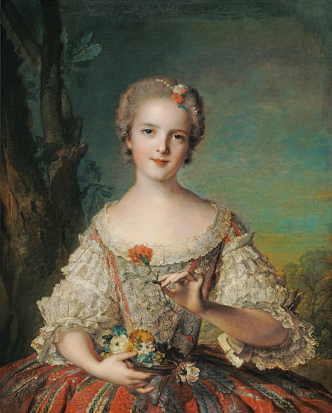 Portrait of Madame Louise de France (1737-87) at Fontevrault from Jean Marc Nattier