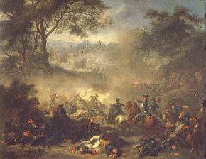 Die Schlacht von Lesnaja from Jean Marc Nattier
