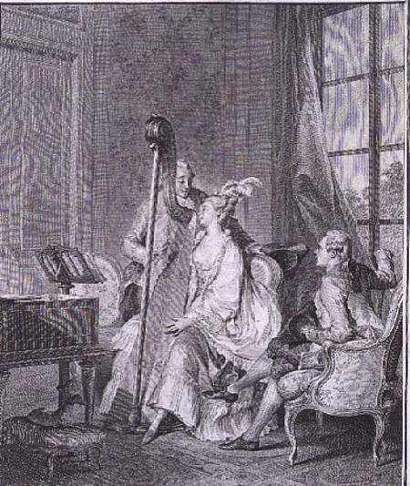 The Common Chord engraved by I.S. Helman (1743-1809) from Jean Michel the Younger Moreau