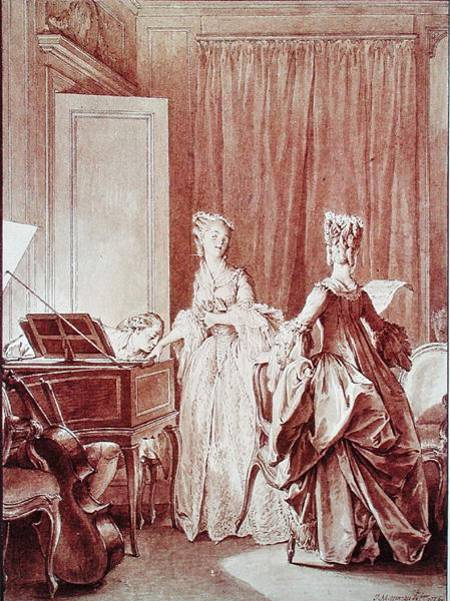 The Harpsichord from Jean Michel the Younger Moreau